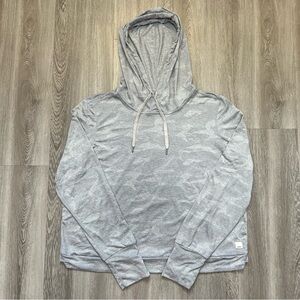 VUORI Women’s Halo Essential Hooded Sweatshirt Gray Camo Style VW226 Size Large